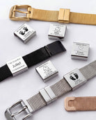 Lima Mesh Bracelet Birth Details - MILA CANTES