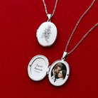 OVAL LOCKET | Love Flowers - MILA CANTES
